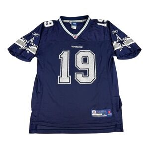 Dallas Cowboys Jersey Youth Large NFL Football Miles Austin #19 Reebok Blue
